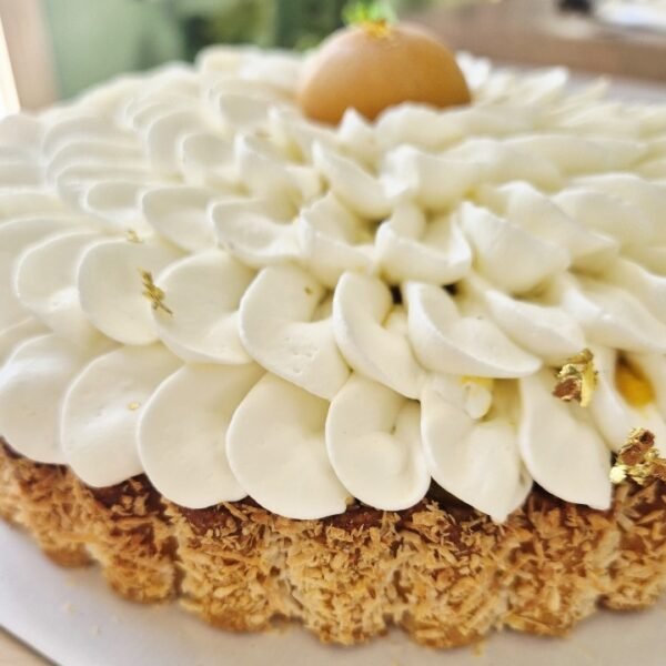 Tarte Noix de Coco, Mangue, Fruit de la Passion