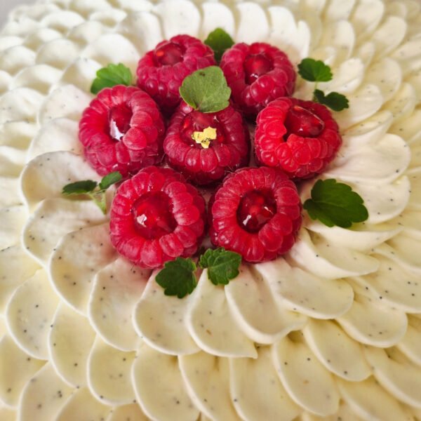 Tarte Marie-Amélie : Framboise, Litchi & Vanille