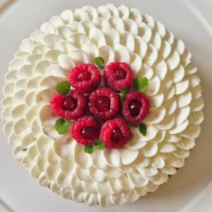 Tarte Marie-Amélie : Framboise, Litchi & Vanille