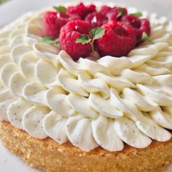 Tarte Marie-Amélie : Framboise, Litchi & Vanille